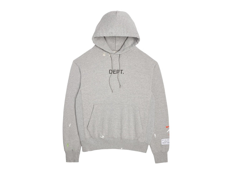 Gallery Dept. Dept Logo Painted Hoodie Heather Grey