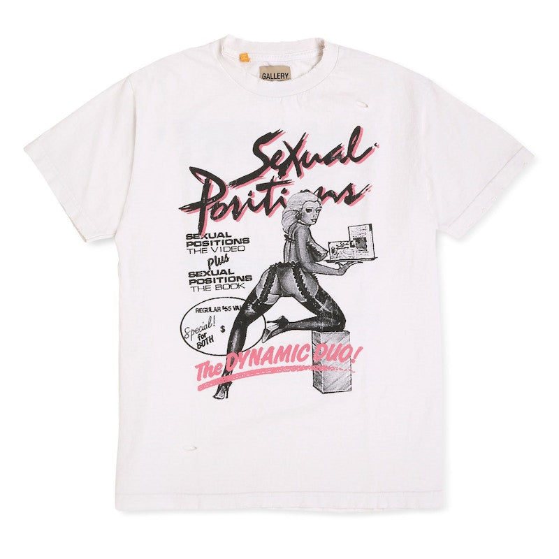 Gallery Dept. Doc Johnson Sexual Positions T-shirt White