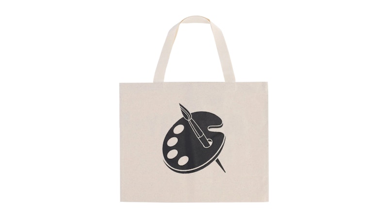 Gallery Dept. Logo Print Tote Bag Beige