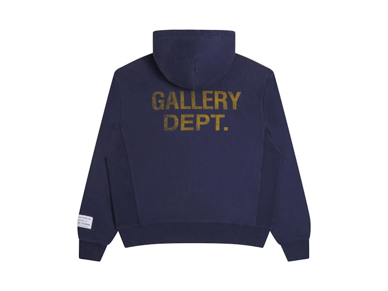 Gallery Dept. Paint Logo Hoodie Vintage Navy