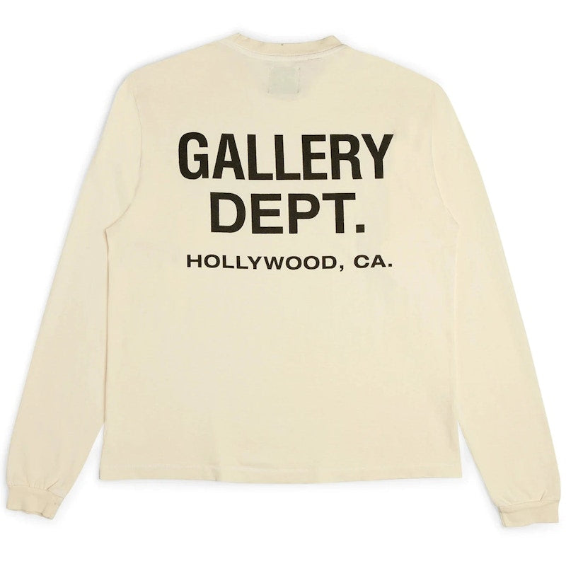 Gallery Dept. Souvenir L/S T-shirt Cream