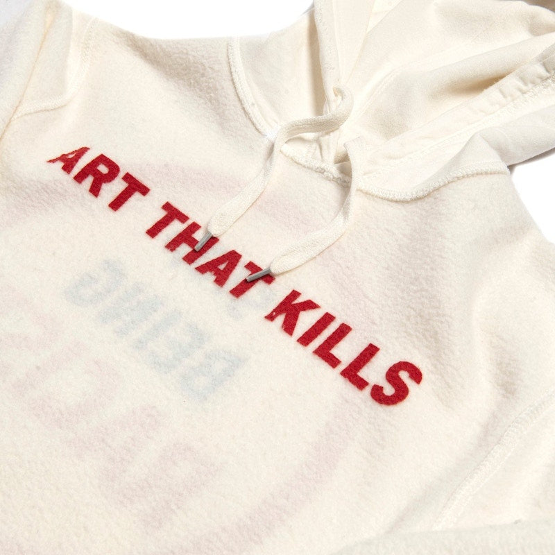 Gallery Dept. Stop Being Racist Reversible ATK Hoodie White