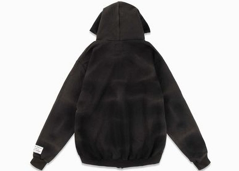 Gallery Dept. Vintage English Zip Up Hoodie Black