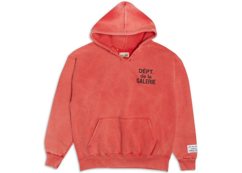 Gallery Dept. Vintage French Pullover Hoodie Red