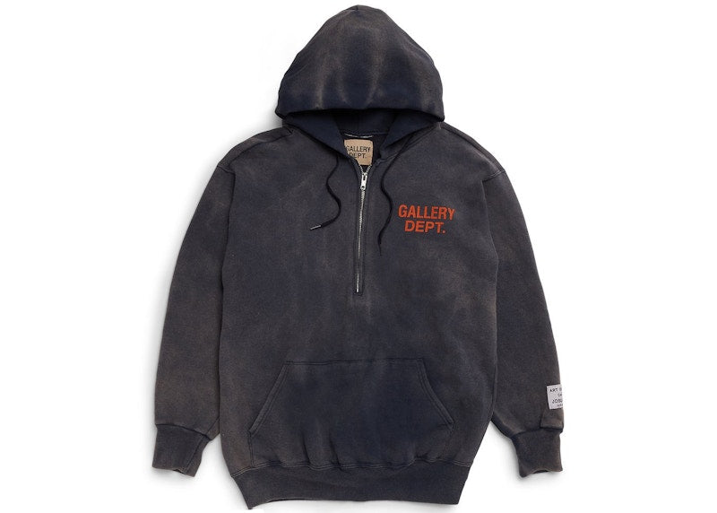 Gallery Dept. Vintage Half Zip Hoodie Navy
