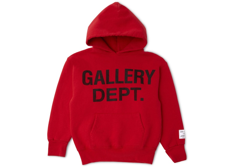Gallery Dept. Vintage Kids Pullover Hoodie Red