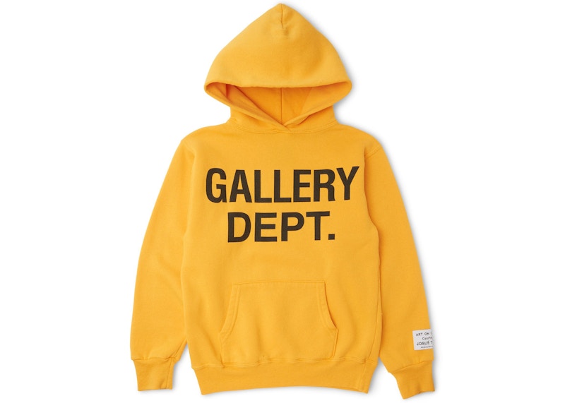 Gallery Dept. Vintage Kids Pullover Hoodie Yellow