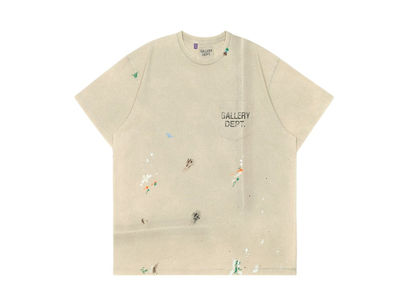Gallery Dept. Vintage Logo Painted T-shirt Taupe