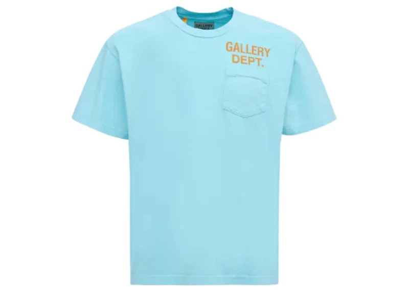Gallery Dept. Vintage Souvenir Pocket T-shirt Turquoise Blue