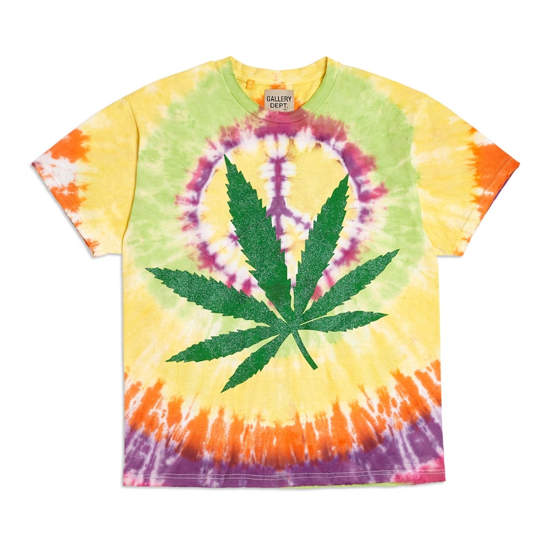 Gallery Dept. Weed T-shirt Tie Dye