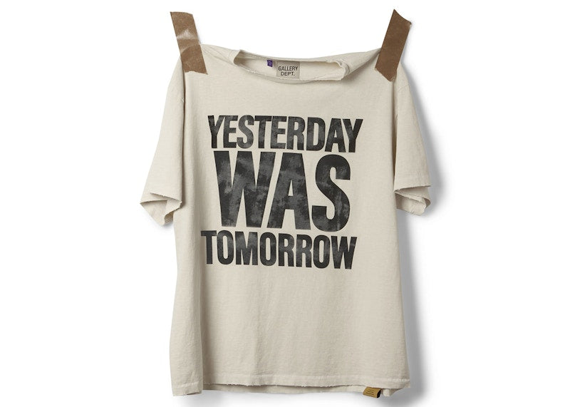 Gallery Dept. Yesterday Was Tomorrow Tee Archival White