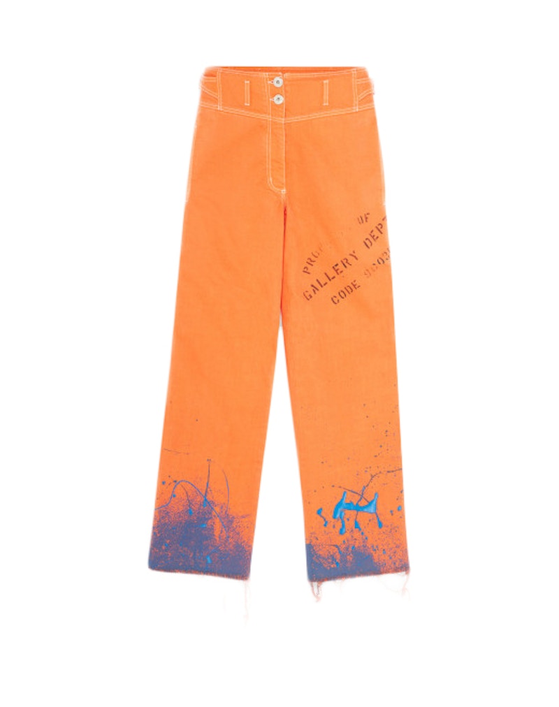 Gallery Dept. x Lanvin Women's High-Waisted Denim Pants Multi (Collection 2)