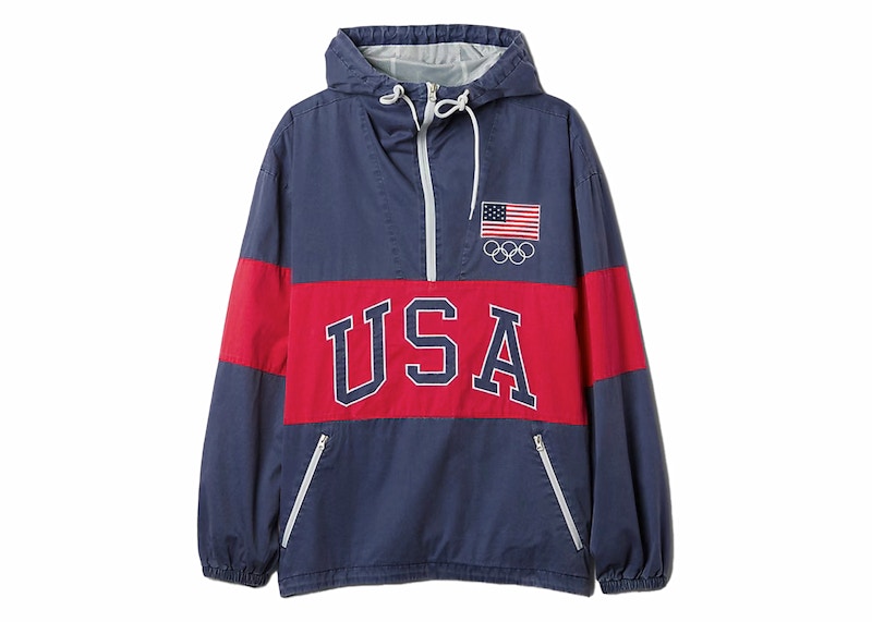 Gap Team USA Oversized Anorak Jacket Navy