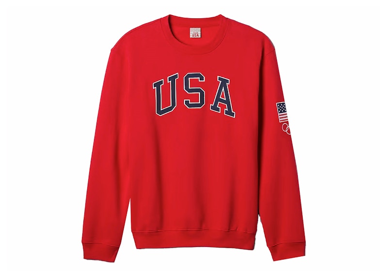 Gap Team USA Sweatshirt Washed Red