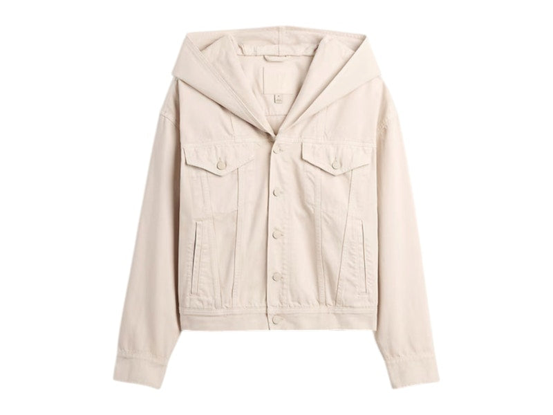 Gap x BEIS Oversized Denim Jacket Light Tundra