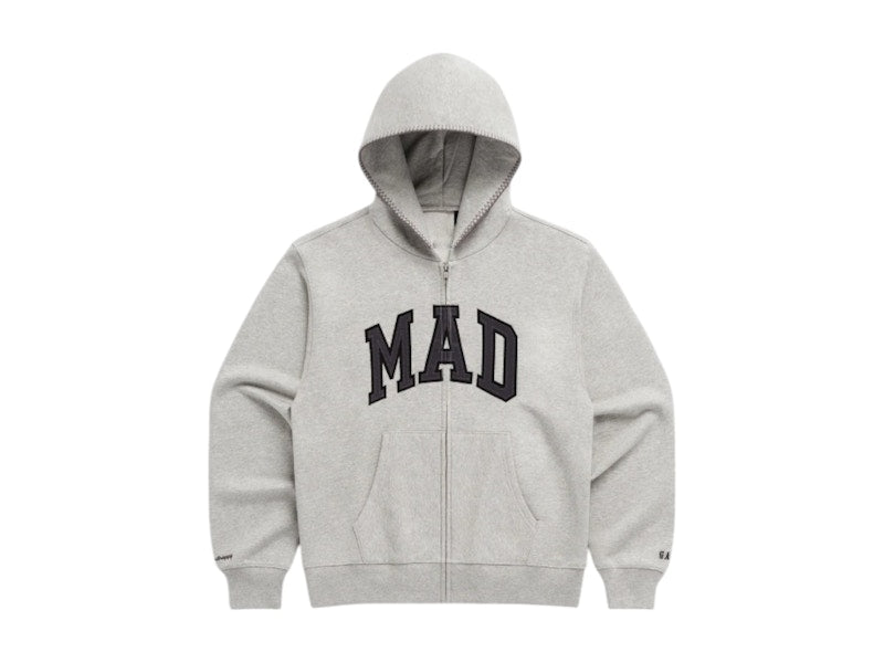 Gap x MadHappy Mad Full Zip Hoodie Light Gray