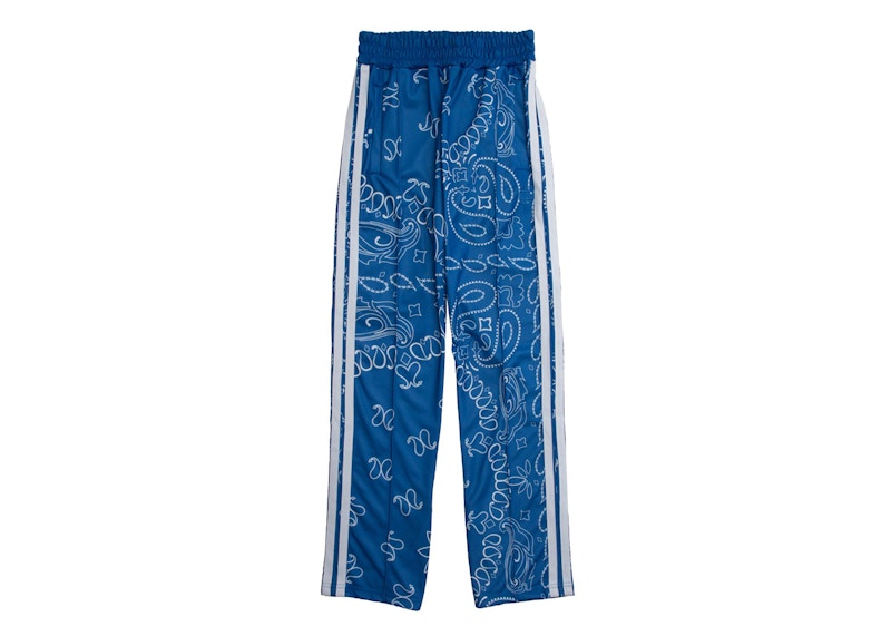 Garment Workshop Bandana Paisley Hidden Zip Pants Blue