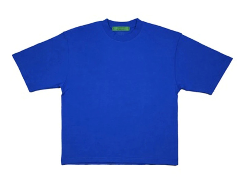 Garment Workshop Berlin Pop-Up Classic Boxy Fit Cotton Tee Blue Royal