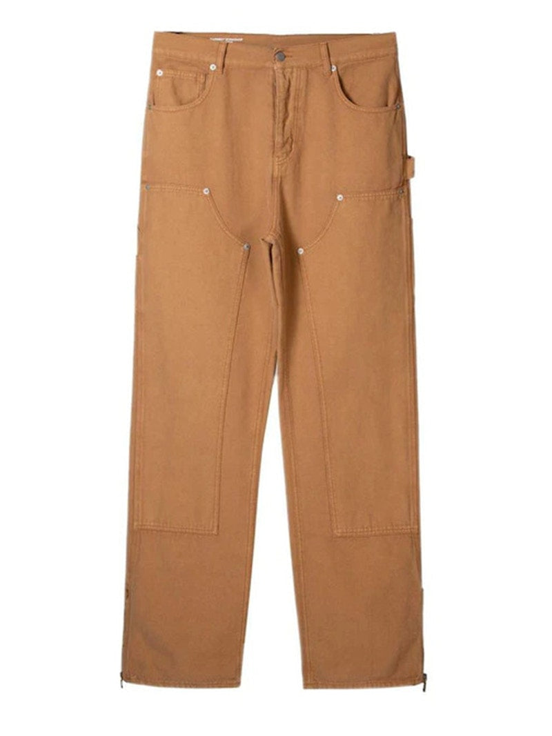 Garment Workshop Berlin Pop-Up Double-Knee Carpenter Jeans Washed Beige