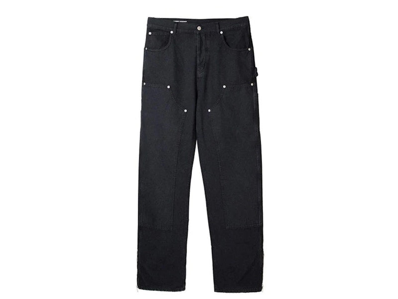 Garment Workshop Berlin Pop-Up Double-Knee Carpenter Jeans Washed Black