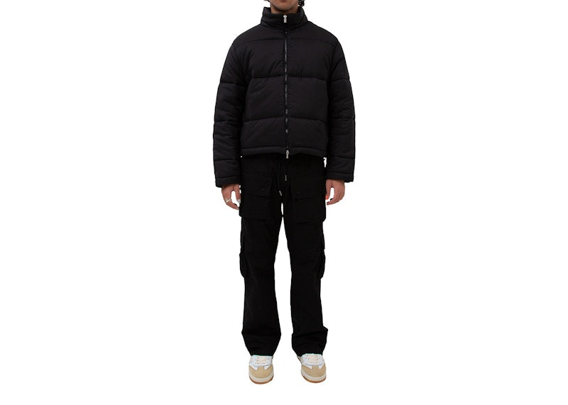 Garment Workshop Chaos Black Boxy Puffer Jacket Chaos Black