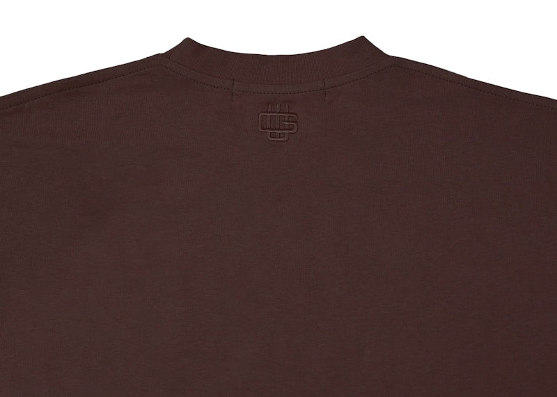 Garment Workshop Classic Boxy Fit Cotton Tee Mocha Brown