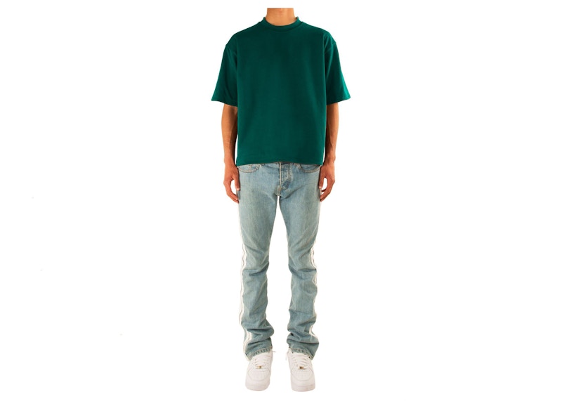 Garment Workshop Classic Boxy Fit Cotton Tee Pine Green