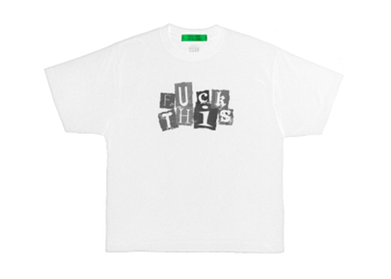 Garment Workshop "Fuck This/Fuck That" Boxy Tee White