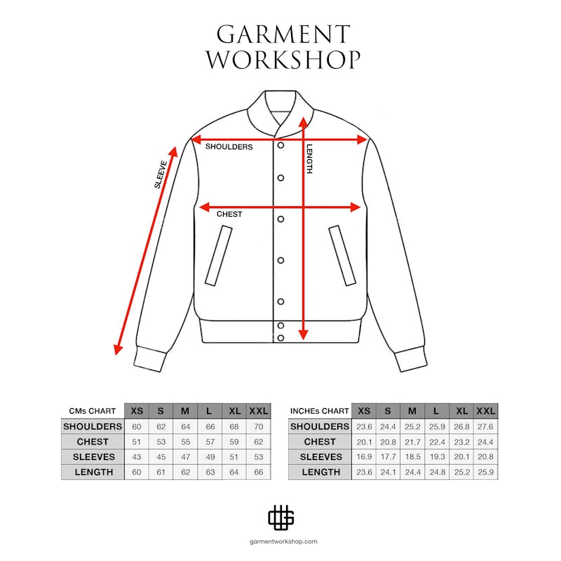 Garment Workshop Varsity Jacket Mocha Brown
