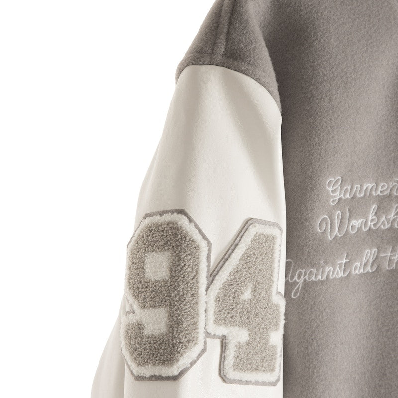 Garment Workshop Major League College Jacket Sports Grey