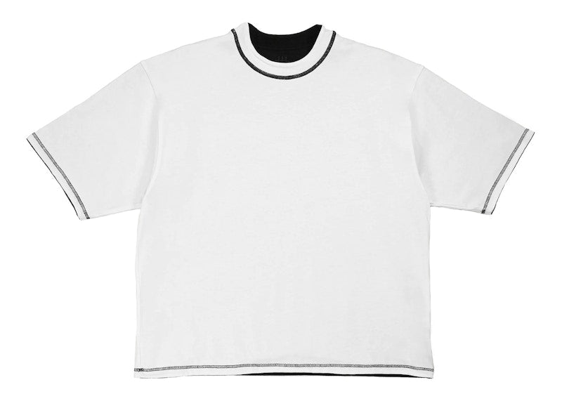 Garment Workshop Reversible Double Layer Tee (In-store) Black/White