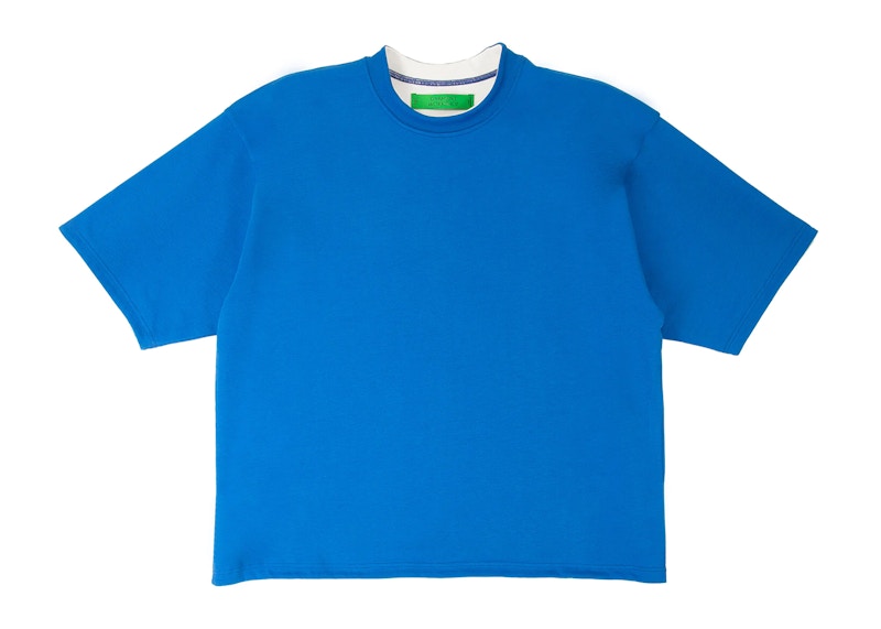 Garment Workshop Reversible Double Layer Tee (In-store) Royal Blue/Cream