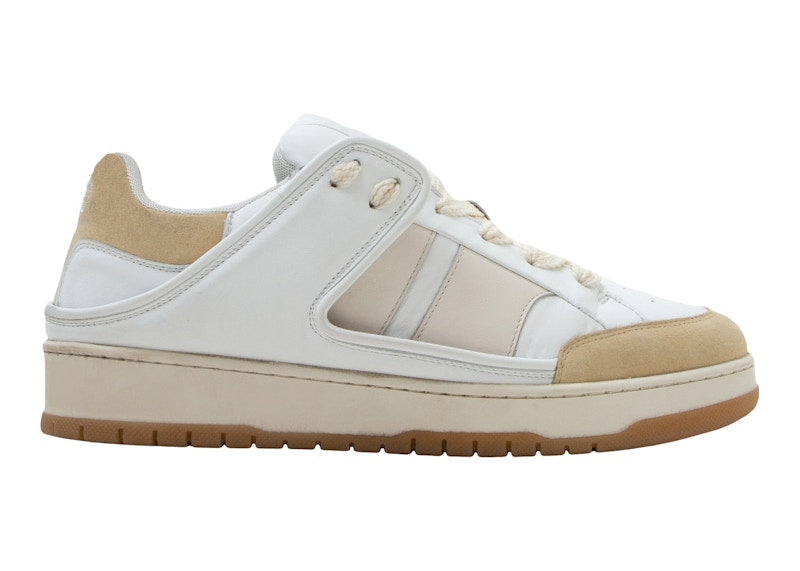 Garment Workshop S01 Fat Tongue Leather Sneakers x RAL7000 Powder White Cream Gum