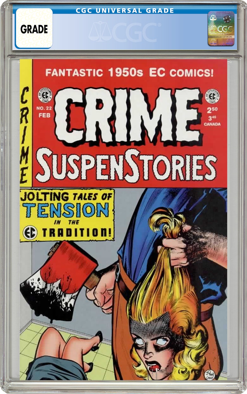 Gemstone Crime Suspenstories (1992 Russ Cochran/Gemstone) #22 Comic Book CGC Graded