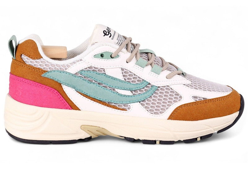 Genesis Footwear G-Eco'99 2-Tone Mesh Cognac White Grey