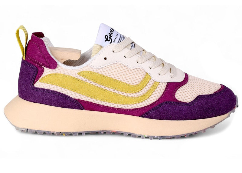 Genesis Footwear G-Marathon Multi Mesh Purple Creme Lime