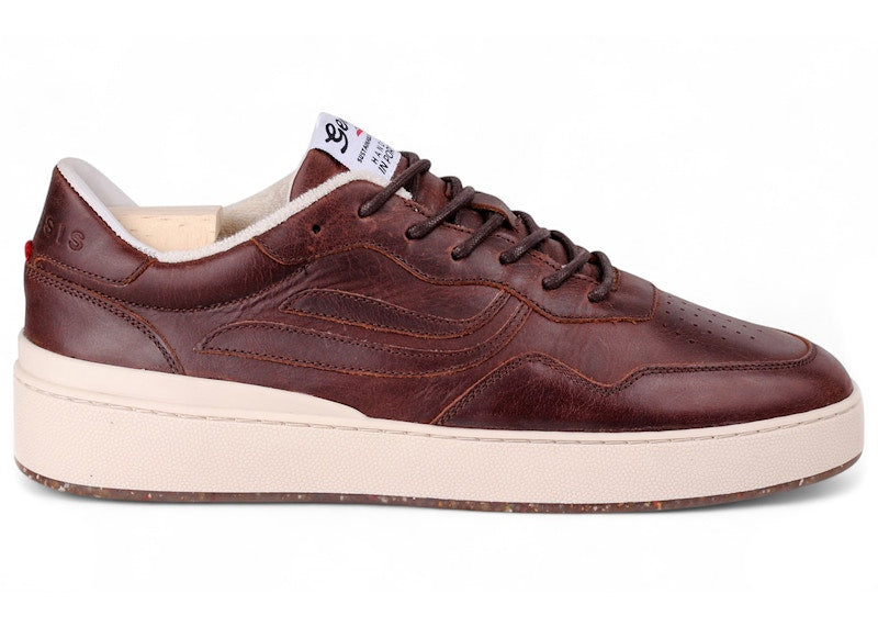 Genesis Footwear G-Soley Porto Plain Leather Dark Brown