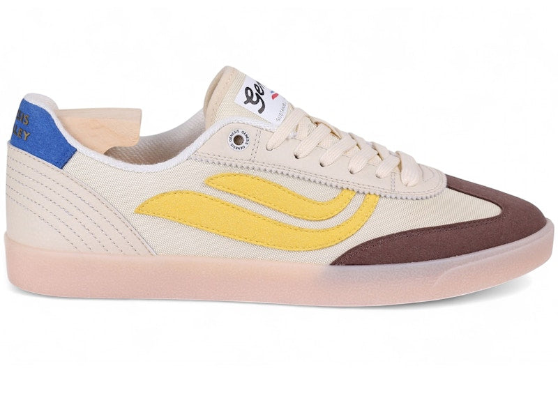 Genesis Footwear G-Volley Mesh Light Brown Creme Yellow Light Gum