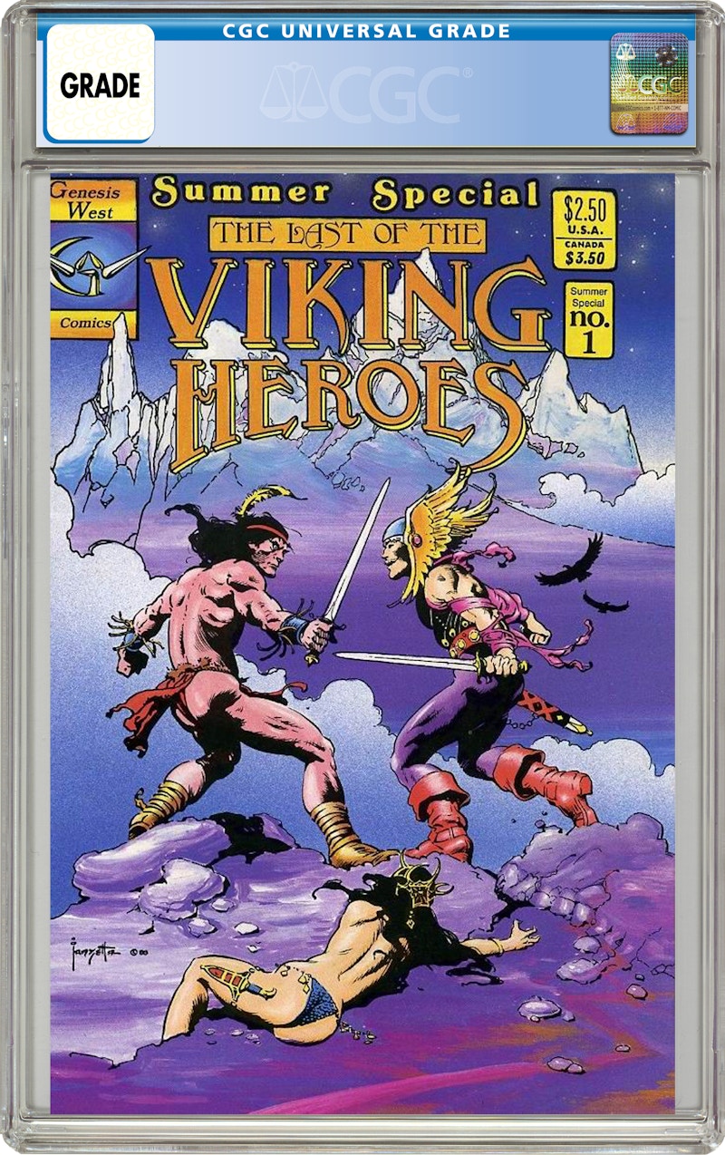 Genesis West Last of the Viking Heroes Summer Special (1988) #1 Comic Book CGC Graded