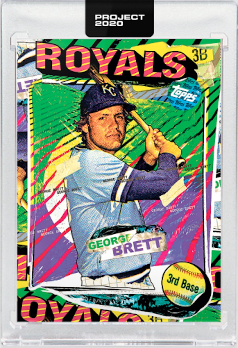 George Brett 1975 Topps Project 2020 Tyson Beck /1992 #55