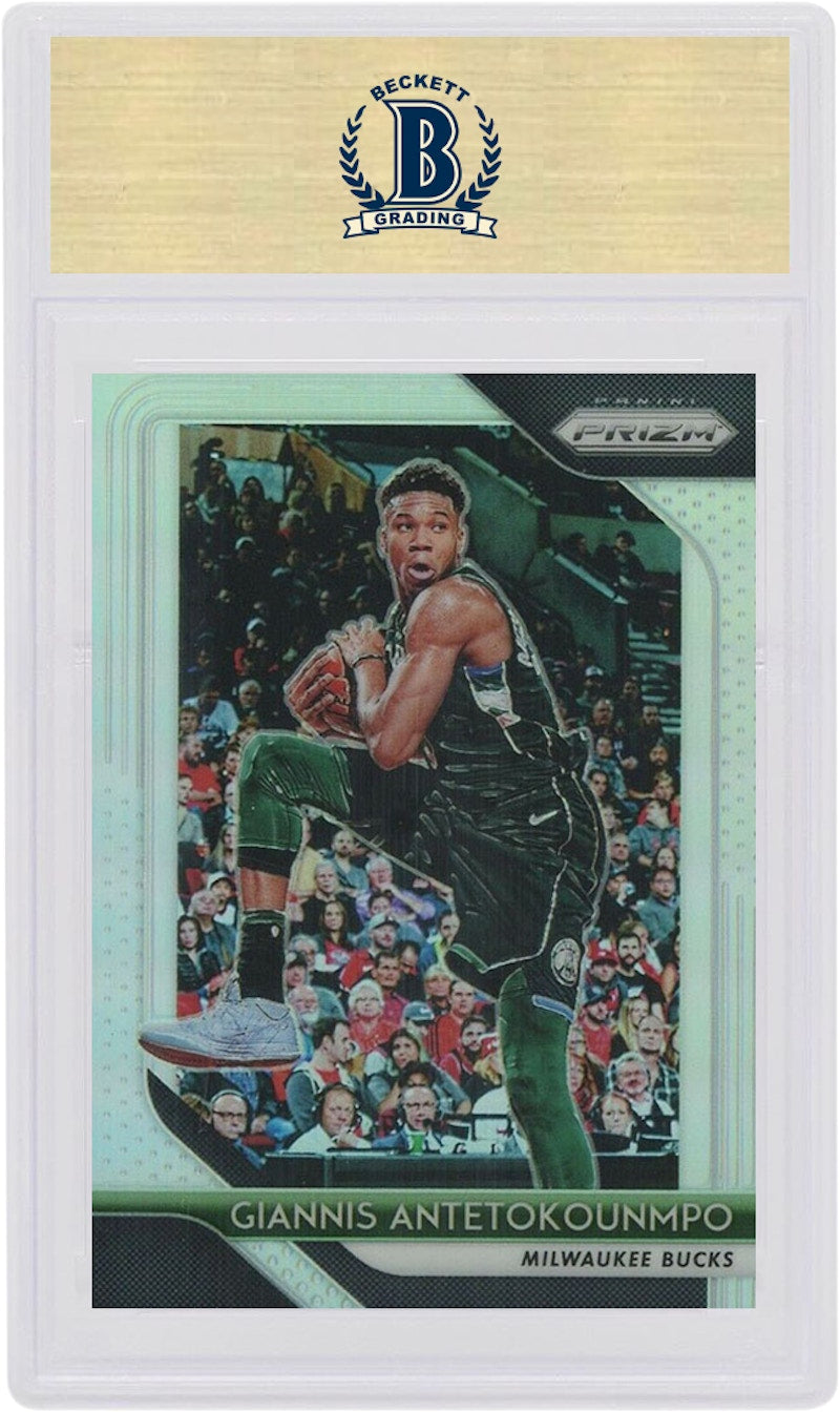 Giannis Antetokounmpo 2018 Panini Prizm Silver #296 (PSA or BGS Graded)