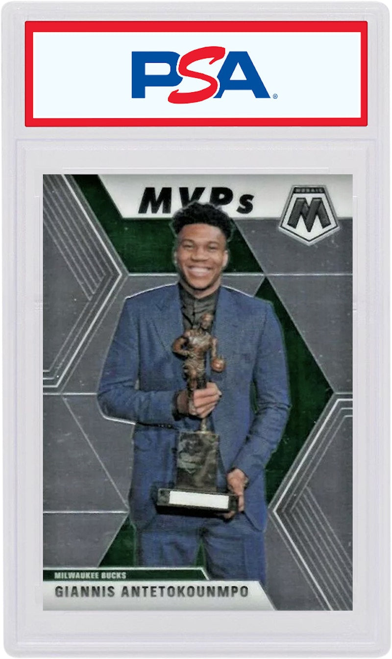 Giannis Antetokounmpo 2019 Panini Mosaic MVP's #297