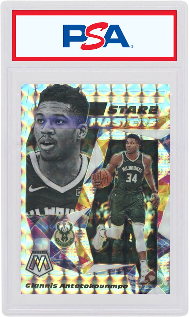 Giannis Antetokounmpo 2019 Panini Mosaic Stare Masters Mosaic #25 (PSA or BGS Graded)