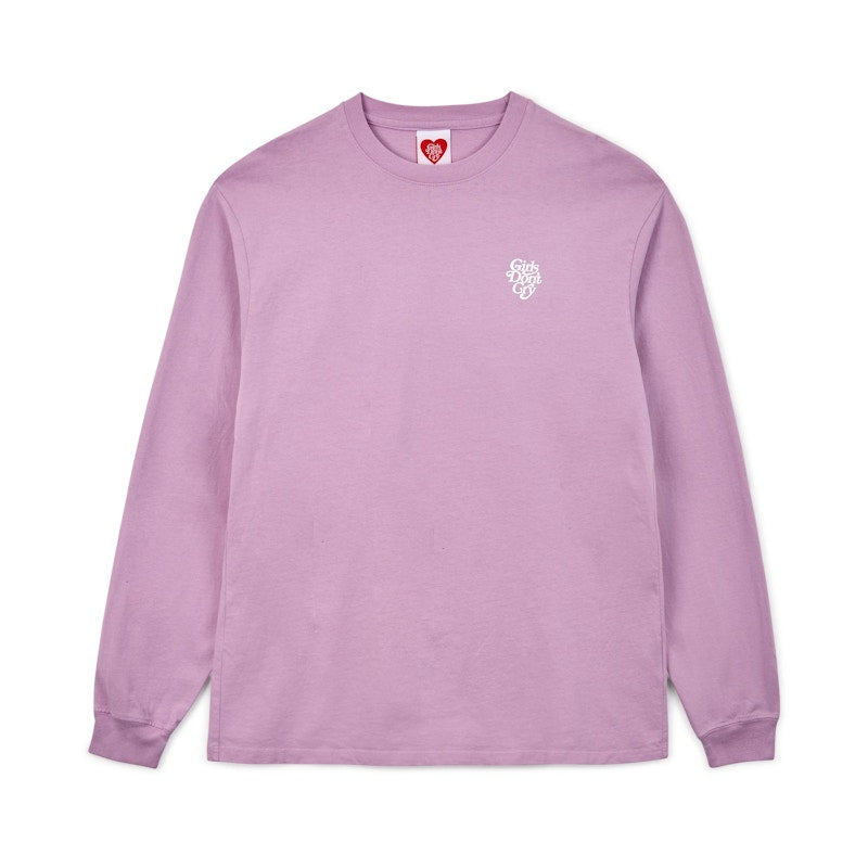 Girls Don't Cry Butterfly L/S Tee Lavender