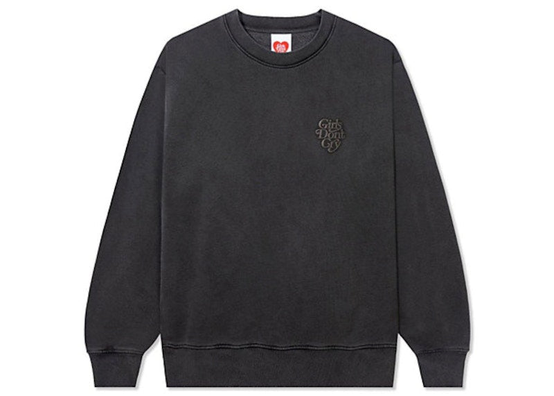 Girls Don't Cry GDC Logo Crewneck Sweatshirt Black