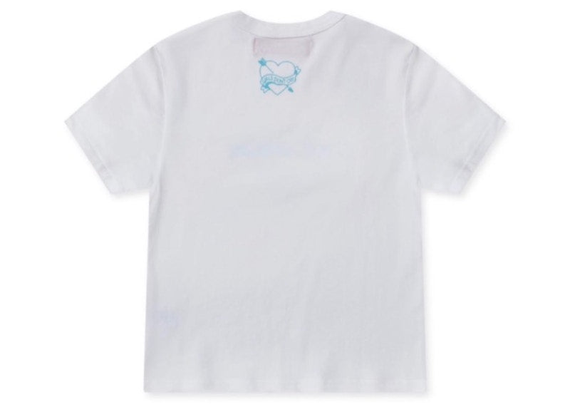 Girls Don't Cry GDC Logo S/S T-Shirt White Blue
