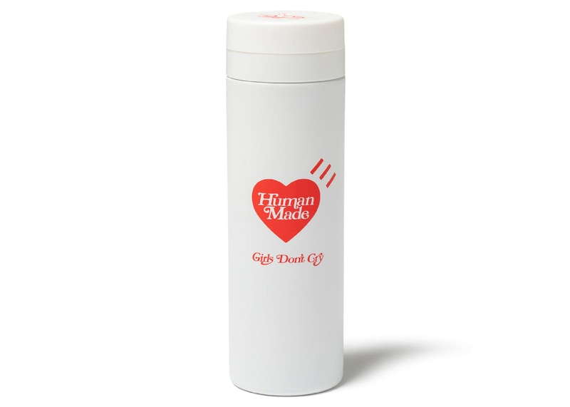 Girls Don't Cry GDC Valentine's Day Thermo Stainless 500ml Bottle White