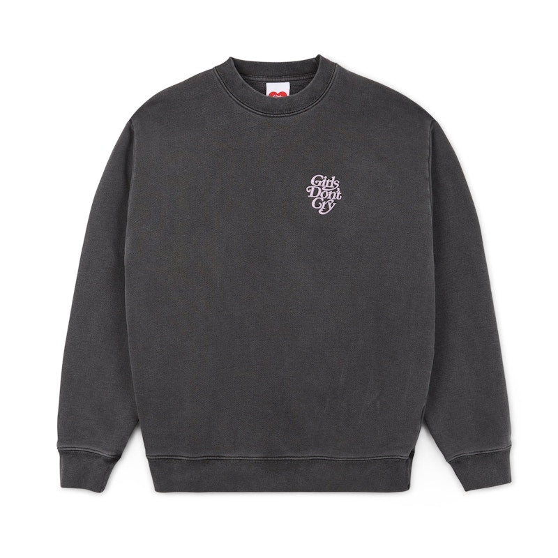 Girls Don't Cry Washed GDC Logo Crewneck Black/Lavender