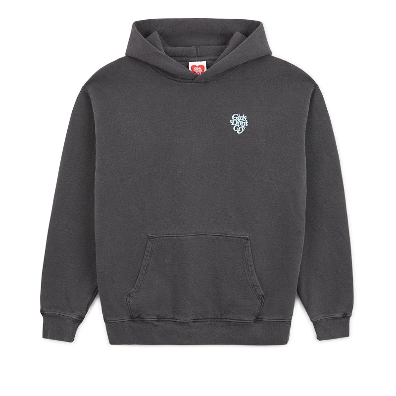 Girls Don't Cry Washed GDC Logo Hoodie Black/Blue