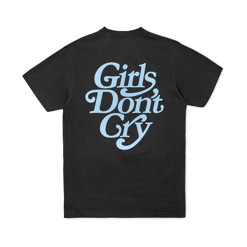 Girls Don't Cry Washed GDC Logo Tee Black/Blue